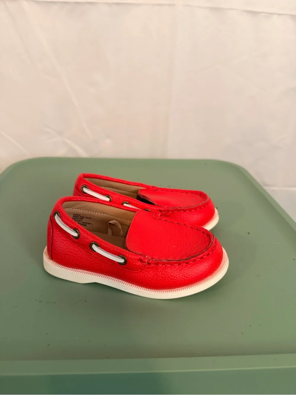 Youth Toddler Janie and Jack Leather Slip On Loafers